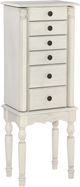 Powell® Ollie Creamy White Jewelry Armoire-0