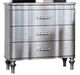 Furniture of America® Melodi Parc Silver Nightstand-0