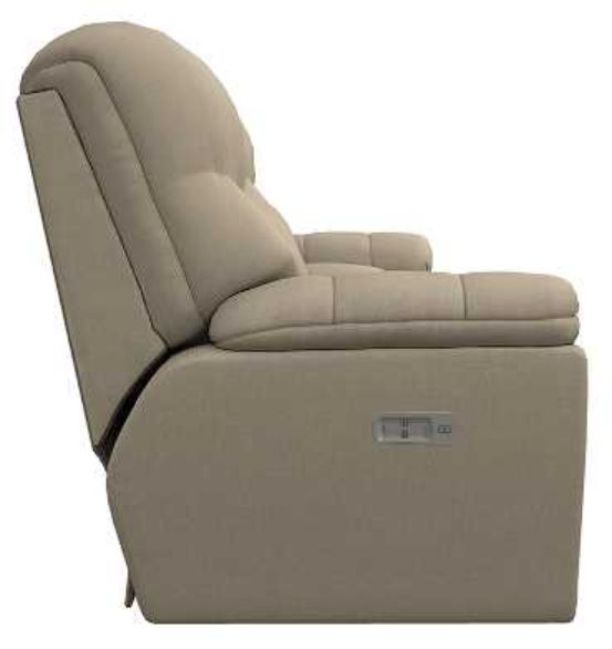 La-Z-Boy® Morrison Porcelain Power Reclining Loveseat with Console and Headrest-3