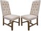 International Furniture Direct Aruba Beige/Brown Side Chair-2