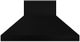 Vent-A-Hood® 54" Black Euro-Style Wall Mount Range Hood-0