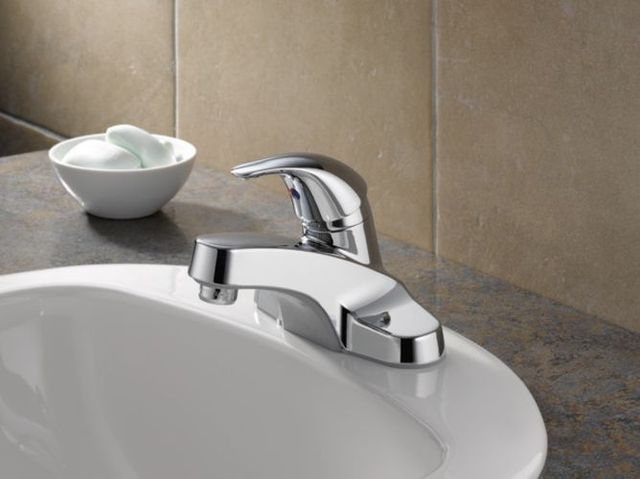 Peerless Core Chrome 5" Single Handle Bathroom Faucet-1