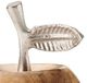 Giftcraft Light Brown/Silver Apple Décor-1