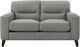 Aurora Furniture Elm Silver Gray Stationary Loveseat-0