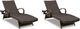 Signature Design by Ashley® Kantana 2-Piece Brown Wicker Outdoor Chaise Lounge-0