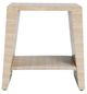 Classic Home Rosen Beige Travertine Outdoor End Table-1