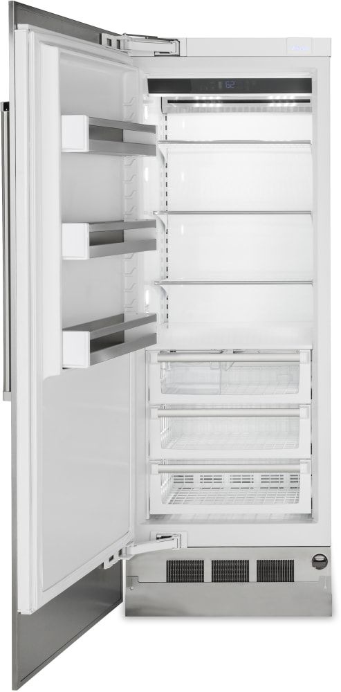 Viking® 7 Series 16.1 Cu. Ft. Stainless Steel Fully Integrated Left Hinge All Freezer with 5/7 Series Panel-1