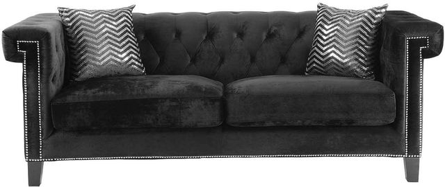 Coaster® Reventlow 2-Piece Black Stationary Seating Set-1