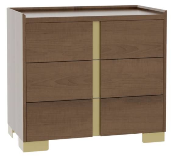 Country View Woodworking Verrado 36" Metal Legs Bedside Chest-0