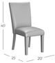 Jofran Inc. Telluride Beige/Driftwood Upholstered Dining Side Chair-2
