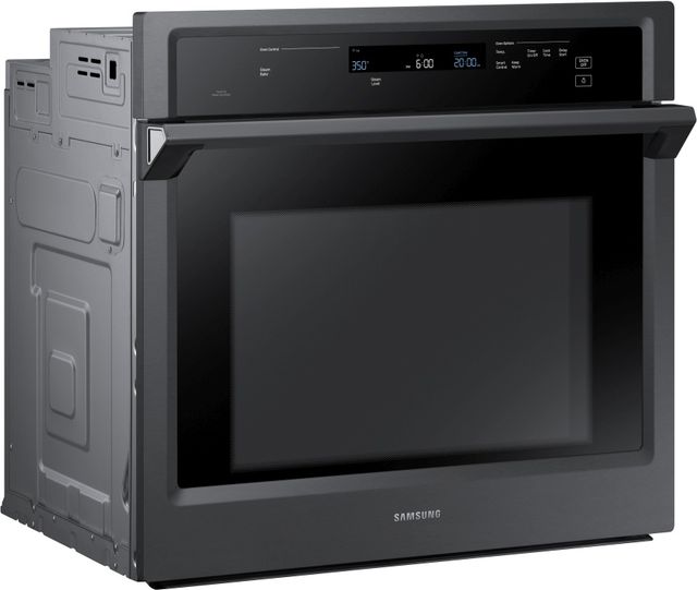 Samsung 30" Fingerprint Resistant Black Stainless Steel Electric Built In Single Wall Oven-1