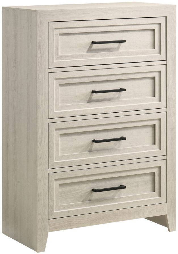 Crown Mark Lorraine White Chest-0