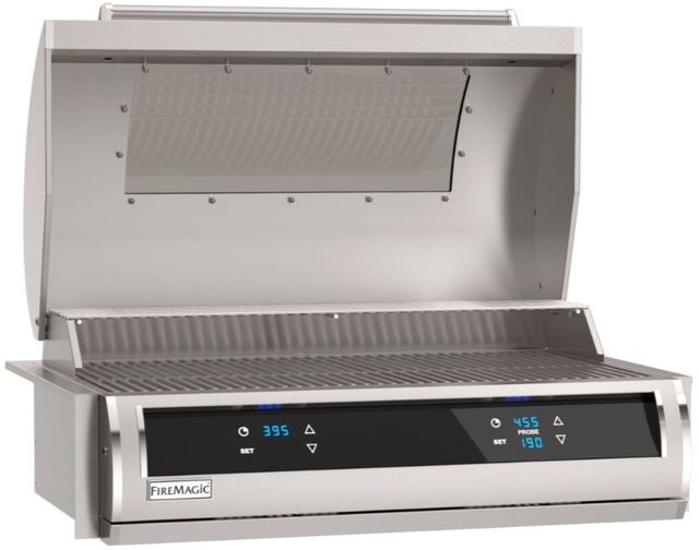 Fire Magic® 30" Stainless Steel Dual Control Built-In Electric Grill with Window-1