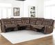Parker House® Canterbury 6-Piece Acorn Power Reclining Zero Gravity Modular Sectional-2