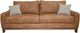 International Furniture Direct Olivio Cognac Sofa-4