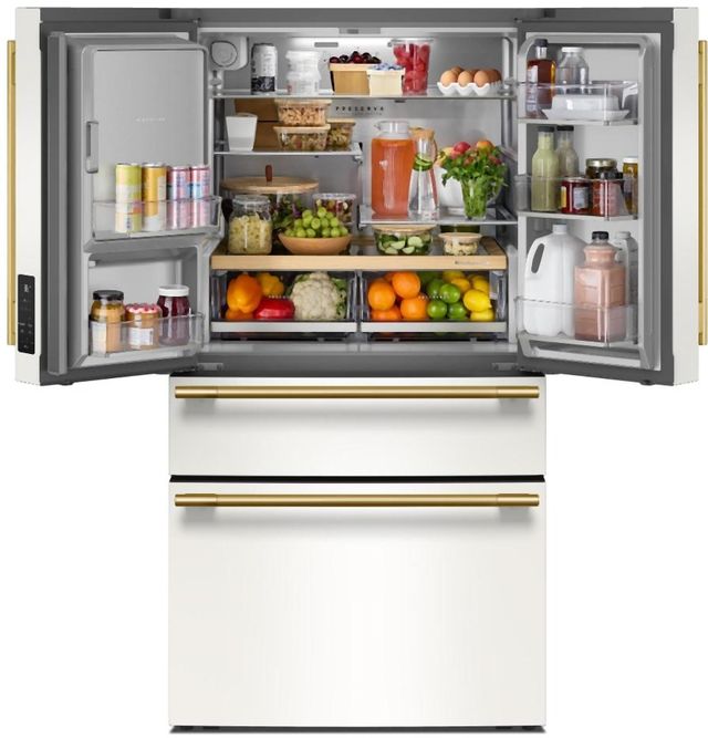 KitchenAid® 28.7 Cu. Ft. Porcelain French Door Refrigerator with FreshChill™ Full-Width Refrigerated Drawer-4
