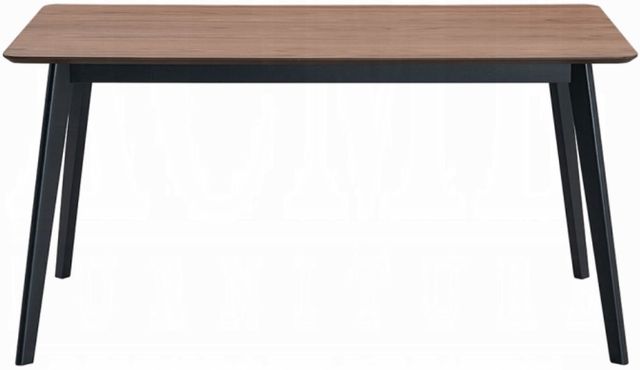 ACME Furniture Rebi Walnut Dining Table with Black Base-3
