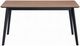 ACME Furniture Rebi Walnut Dining Table with Black Base-3
