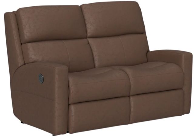 Flexsteel® Customizable Catalina Leather Power Reclining Loveseat-0