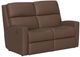 Flexsteel® Customizable Catalina Leather Power Reclining Loveseat-0