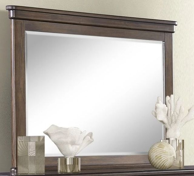 Bernards Danville Brown Landscape Mirror-0