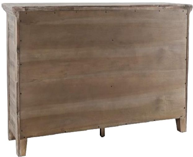 Jofran Inc. Rustic Shores Gray Wash 4-Door High Accent Cabinet-3