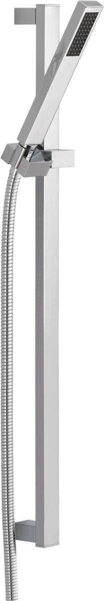 Delta Vero® Chrome Premium Single-Setting Slide Bar Hand Shower-0