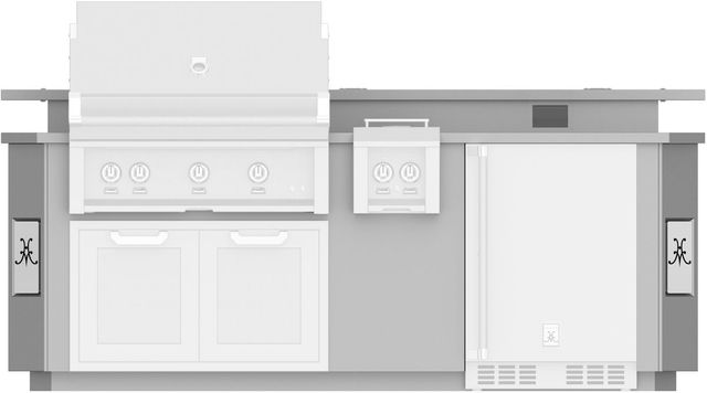 Hestan® GE Series 8' Stainless Steel Outdoor Living Suite-0