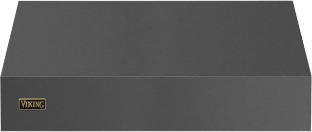 Viking 5 Series 36" Damascus Gray Wall Mounted Range Hood with Brushed Brass Trim and Ventilator-0