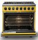 Viking® 7 Series 36" Daffodil Pro Style Dual Fuel Range-1