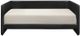 Mazin Furniture Arin Black Vinyl Daybed-1