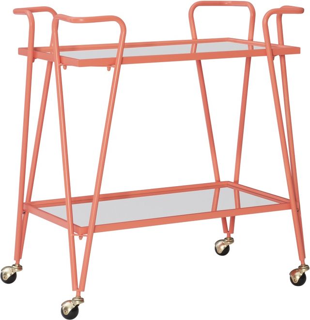 Linon Ellie Coral Bar Cart-0