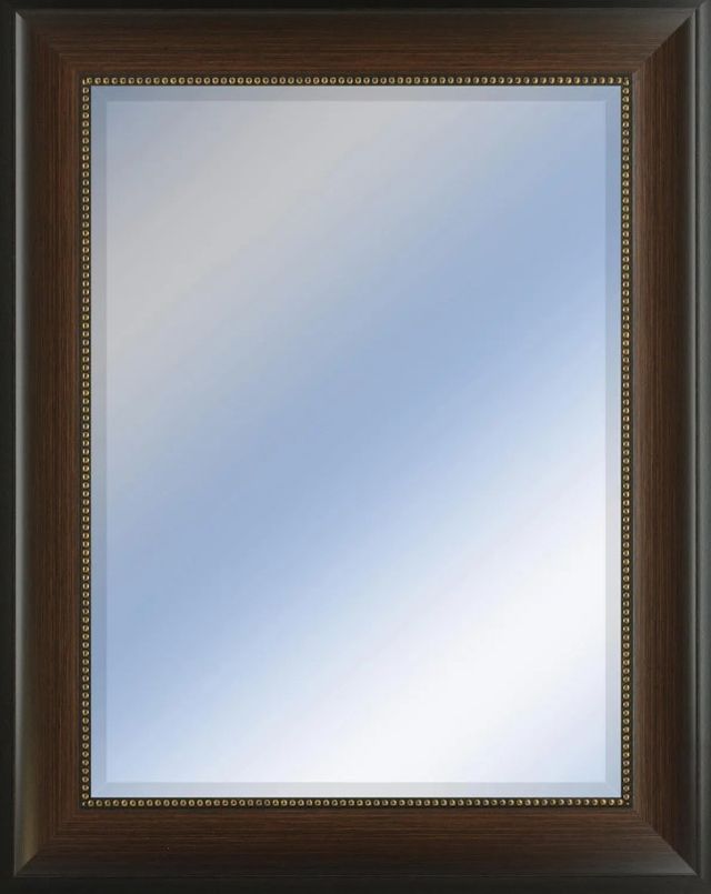 Classy Art Style 206 Brown/Chrome Wall Mirror-0