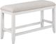 Crown Mark Wendy Gray/White Counter Bench-0