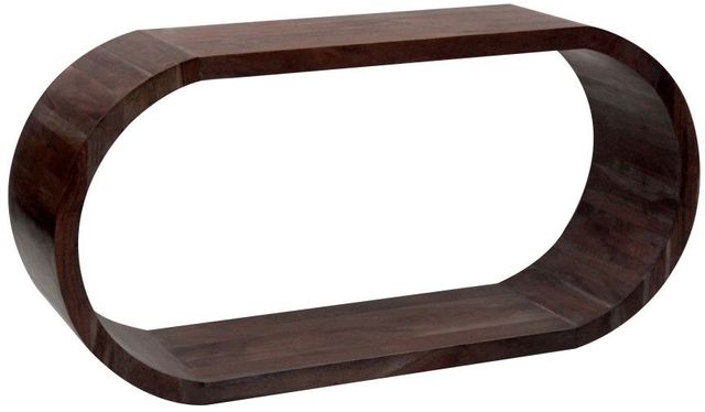 Porter International Designs Ellipse Brown Console Table-1