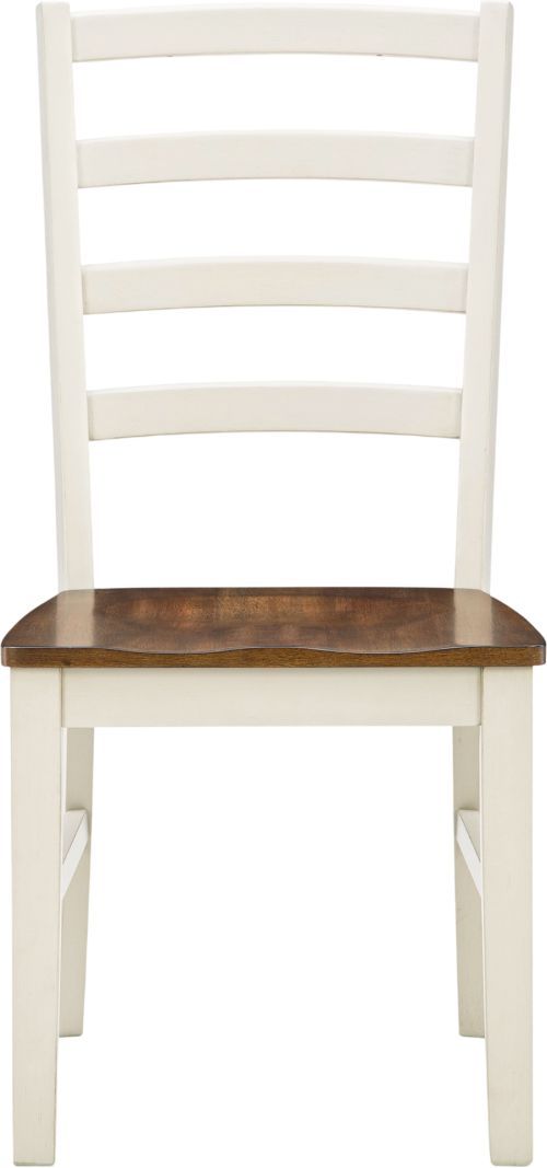 Signature Design by Ashley® Jendanton Antique White/Brown Dining Side Chair-2