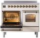Ilve® Nostalgie II Series 40" Antique White Pro Style Induction Range-1