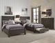 aspenhome® Mill Creek Carob Twin Panel Storage Bed-2