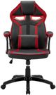 Armen Living Aspect Black/Red Adjustable Racing Gaming Chair-1