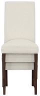 Fairfield® Customizable Entree Dining Straight Tall Back Armless Stack Chair with Tobacco Legs-5