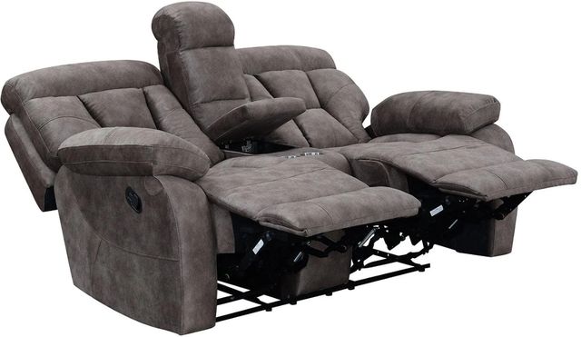 Steve Silver Co. Bogata Majestic Mushroom Manual Reclining Console Loveseat-2