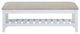 Coaster® Bexhill Beige/White Upholstered Rectangular Bench -1