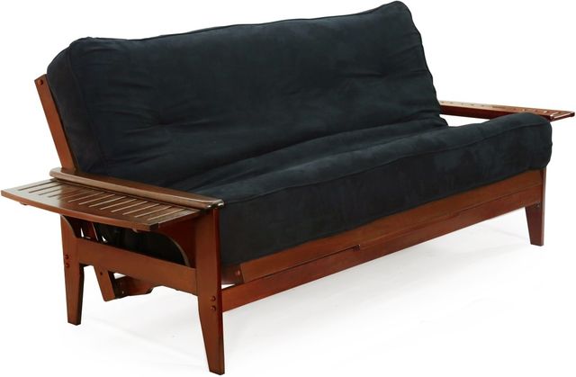 Night & Day Furniture™ Naples Black Walnut Full Moon Glider Futon-1
