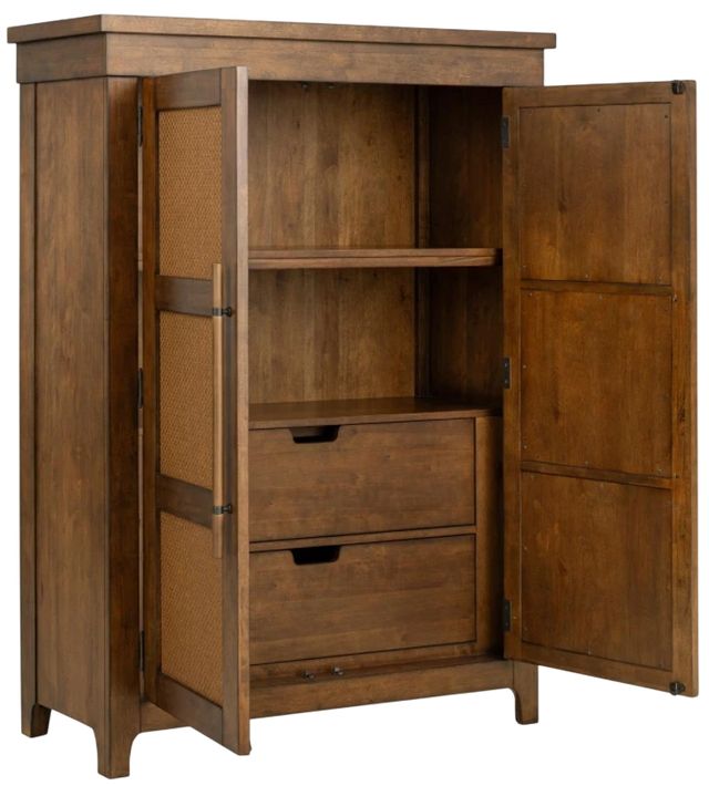 Legacy Classic Lake House Pinecone Display Cabinet-1