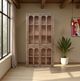 Nest Home Collections Delia Antique Natural Tall Cabinet -1