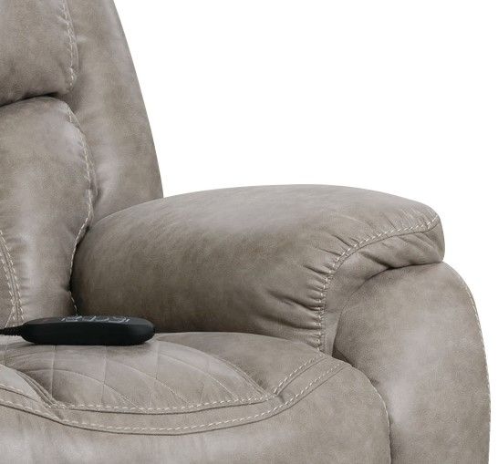 HomeStretch Daytona Gray Power Wallsaver Recliner-2