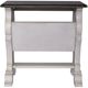 Liberty Furniture Abbey Road Churchill Brown Chair Side Table with Porcelain White Base-3