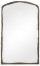 Uttermost® Hammered Antique Nickel Arch Mirror-0