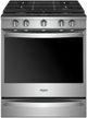 Whirlpool® 30" Fingerprint-Resistant Stainless Steel Smart Slide-In Gas Range-0