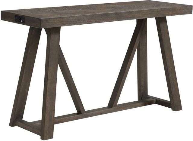 Intercon Hearst Reclaimed Chevron Sofa Back Table-0
